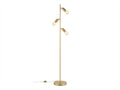 Livarno LED Floor Lamp – Gold Finish