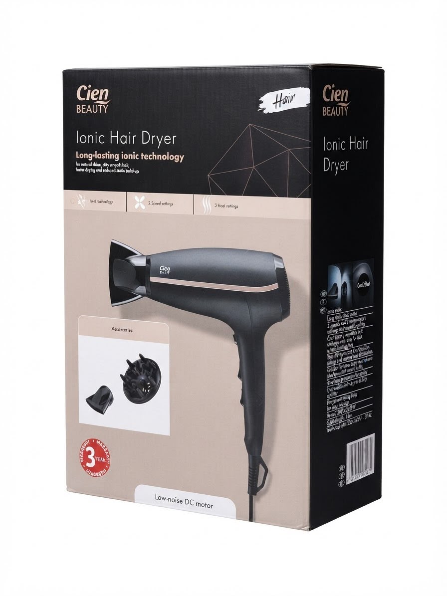 Ionic Hair Dryer - Cien Beauty