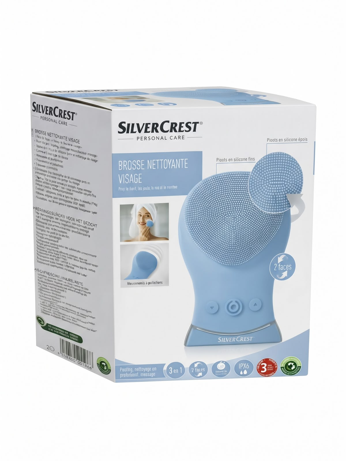 SilverCrest 3-in-1 Facial Cleansing Brush